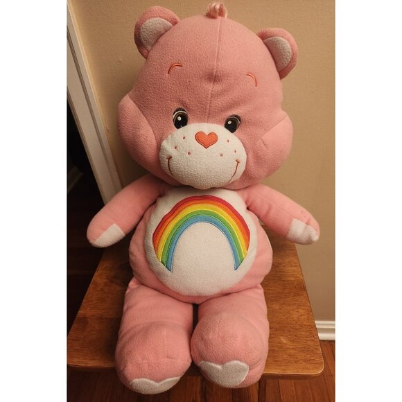 Jumbo Cheer Bear Care Bear Y2K Plush - Picture 1 of 5